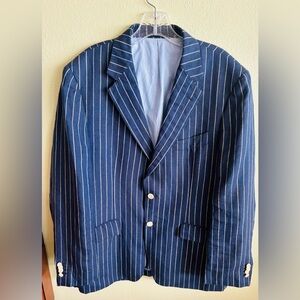 Robert Talbott Carmel 100% Linen Blazer Vintage Women’s Size: XL